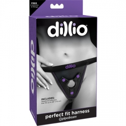 PERFECT FIT ARNÉS SIN DILDO MORADO