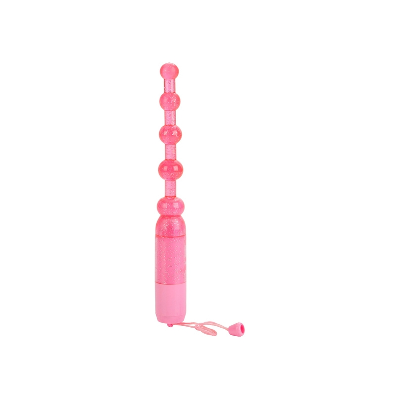 VIBRADOR ANAL PLEASURE BEADS ROSA