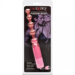 VIBRADOR ANAL PLEASURE BEADS ROSA