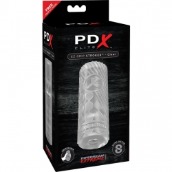 PDX ELITE EZ GRIP MASTURBADOR TRANSPARENTE