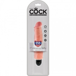 KING COCK 7 VIBRADOR STIFFY FLESH