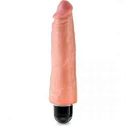 KING COCK 8 VIBR STIFFY FLESH