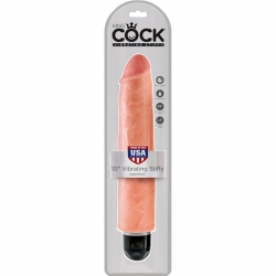 KING COCK 10 VIBRADOR STIFFY FLESH