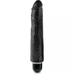 KING COCK 10 VIBRADOR STIFFY NEGRO