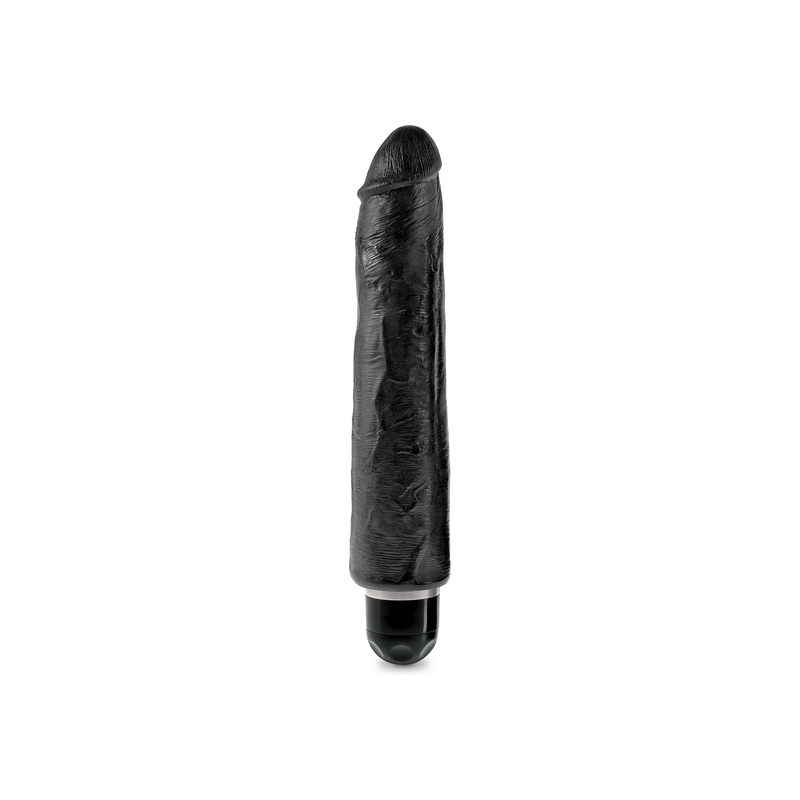 KING COCK 10 VIBRADOR STIFFY NEGRO