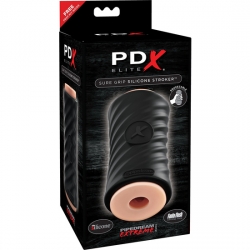 PDX ELITE SURE GRIP MASTUBADOR NEGRO