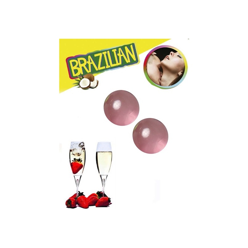 SET 2 BRAZILIAN BALLS AROMA FRESA CAVA