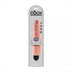 KING COCK 9 VIBRADOR STIFFY FLESH