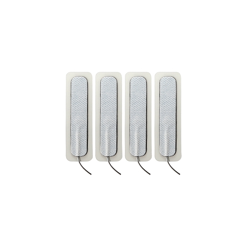 4 X ELECTRAPADS LONG ADHESIVOS - 1.5CM X 7.5CM