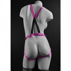 ARNES STRAP ON SUSPENDER 15,24 CM ROSA