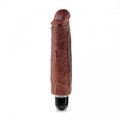 KING COCK 17,8 CM REALÍSTICO STIFFY MARRÓN