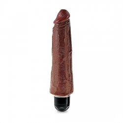 KING COCK 20,3 CM VIBRADPR STIFFY MARRÓN