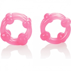 ISLAND RINGS ANILLOS DOBLES ROSA