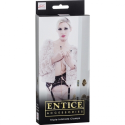 ENTICE TRIPLE INTIMATE PINZAS CON CADENA