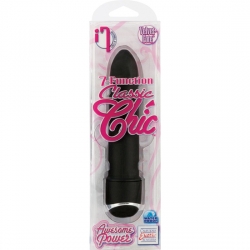 CLASSIC CHIC VIBRADOR 7 FUNCIONES NEGRO 11 CM