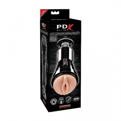 PDX COCK COMPRESSOR MASTURBADOR CON VIBRACIÓN VAGINA