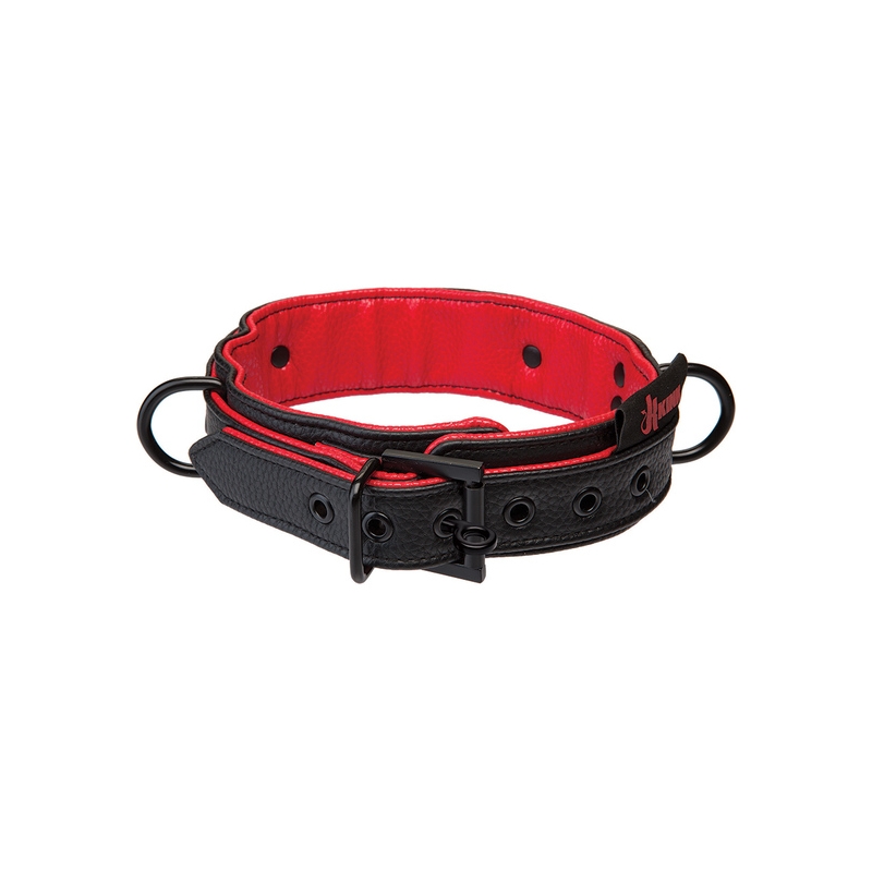 HANDLERS COLLAR NEGRO Y ROJO