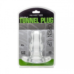 DOUBLE TUNNEL PLUG XL - TRANSPARENTE