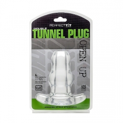 DOUBLE TUNNEL PLUG LARGE - TRANSPARENTE