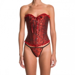 INTIMAX CORSET ALBERTINA ROJO