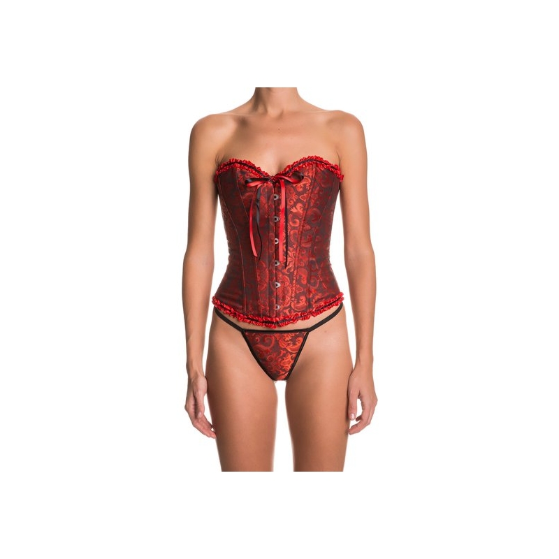 INTIMAX CORSET ALBERTINA ROJO