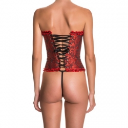 INTIMAX CORSET ALBERTINA ROJO