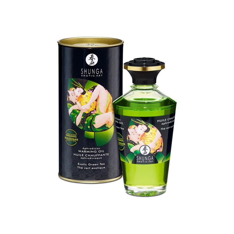 SHUNGA ACEITE EFECTO CALOR TE VERDE 100 ML