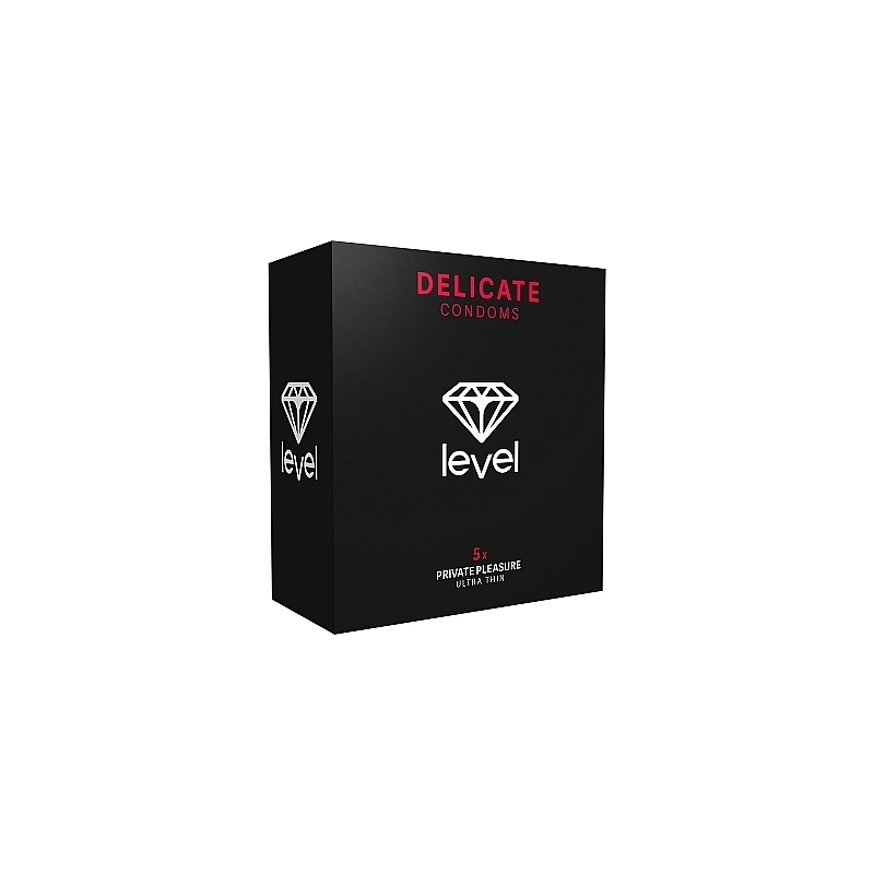 PRESERVATIVOS LEVEL DELICATE CONDOMS - 5UDS