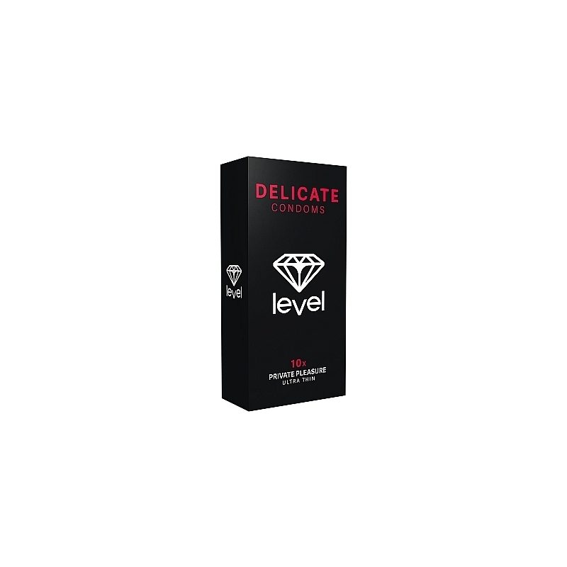 PRESERVATIVOS LEVEL DELICATE CONDOMS - 10X