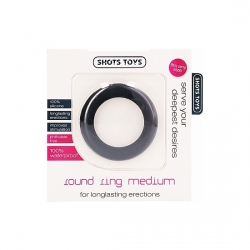 ANILLO SILICONA GRUESO MEDIUM - NEGRO