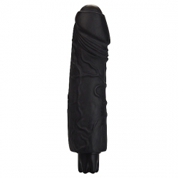 VIBRADOR REALISTICO TACTO REAL GRANDE NEGRO