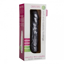 VIBRADOR REALISTICO TACTO REAL GRANDE NEGRO