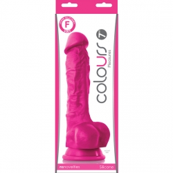 COLOURS PLEASURES PENE REALÍSTICO 18CM - ROSA