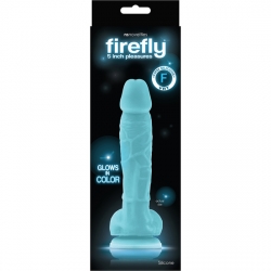 FIREFLY GLOWING DILDO 13CM - AZUL