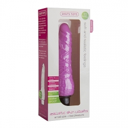 VIBRADOR REALISTICO TACTO REAL PEQUEÑO ROSA