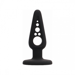 BUTT PLUG - HOLLOW 4 - 10CM NEGRO