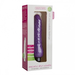 VIBRADOR REALISTICO TACTO REAL PEQUEÑO LILA