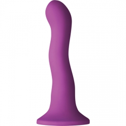 COLOURS WAVE DILDO SILICONA 15CM - MORADO