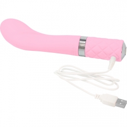 SASSY VIBRADOR PUNTO G CON CRISTAL - ROSA