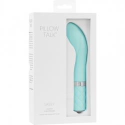 SASSY VIBRADOR PUNTO G CON CRISTAL - TURQUESA