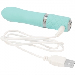 FLIRTY VIBRADOR CON CRISTAL - TURQUESA