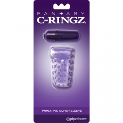 FANTASY C RING VIBR COCK SLEEVE MORADO