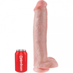 KING COCK PENE REALÍSTICO CON TESTÍCULOS 38CM