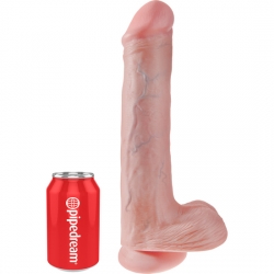 KING COCK PENE REALÍSTICO CON TESTÍCULOS 33CM