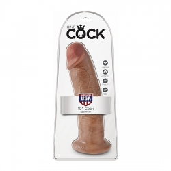 KING COCK PENE REALÍSTICO 25CM MULATO