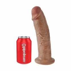 KING COCK PENE REALÍSTICO 25CM MULATO