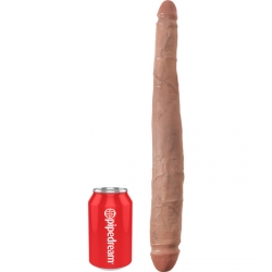 KING COCK PENE REALÍSTICO DOBLE 41CM MULATO