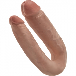 KING COCK PENE DOBLE U 44CM MULATO