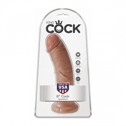 KING COCK PENE REALÍSTICO 20CM MULATO