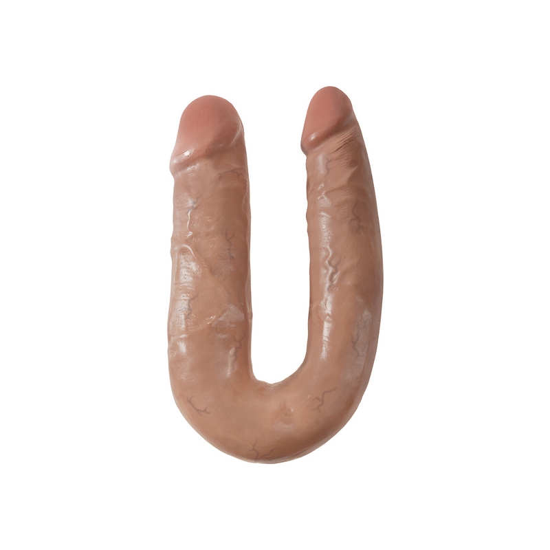 KING COCK PENE DOBLE U 35CM MULATO